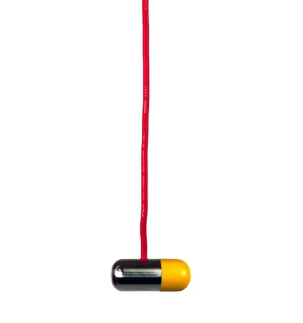 Underwater listening microphone pinpointing a pool leak during an inspection
